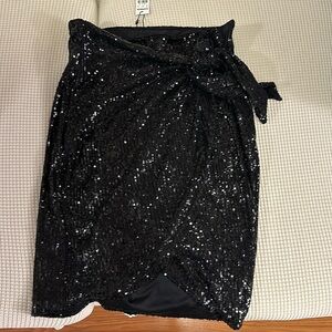 Express Black Sequin size L